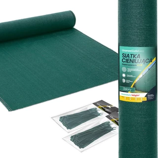 Pletivo, sieť - Sieťka tienidla 140g Linarem SiatkiNets zelená 1,2 m x 50 m